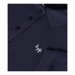 Il Gufo Polo Mezza Manica Tinta Unita Modello Crop per Neonata P25PC095MF032N BLU IL GUFO 