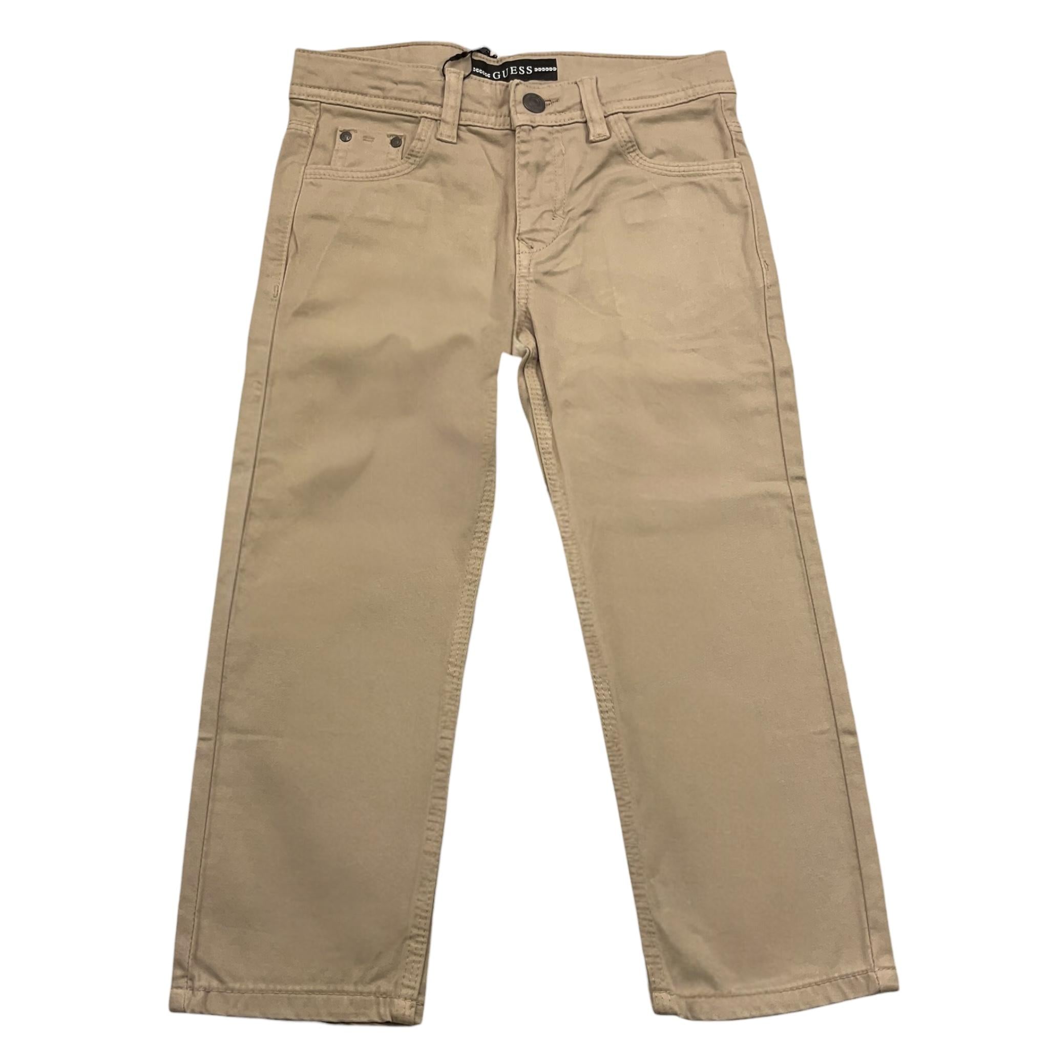 GUESS pantalone tinta unita con girovita regolable Beige per Bambino N4YB05WDD52X BEIGE GUESS 