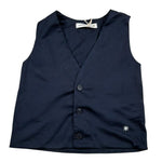 Manuel Ritz Gilet Tinta Unita con Bottoni per Neonato MR3080N BLU MANUEL RITZ 