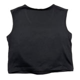 Pinko Canotta Tinta Unita Con Applicazioni Tulle Nero Per Bambina