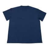 Etro T-Shirt Girocollo Tinta Unita Con Stampa In Contrasto E Taschino Blu Per Bambino