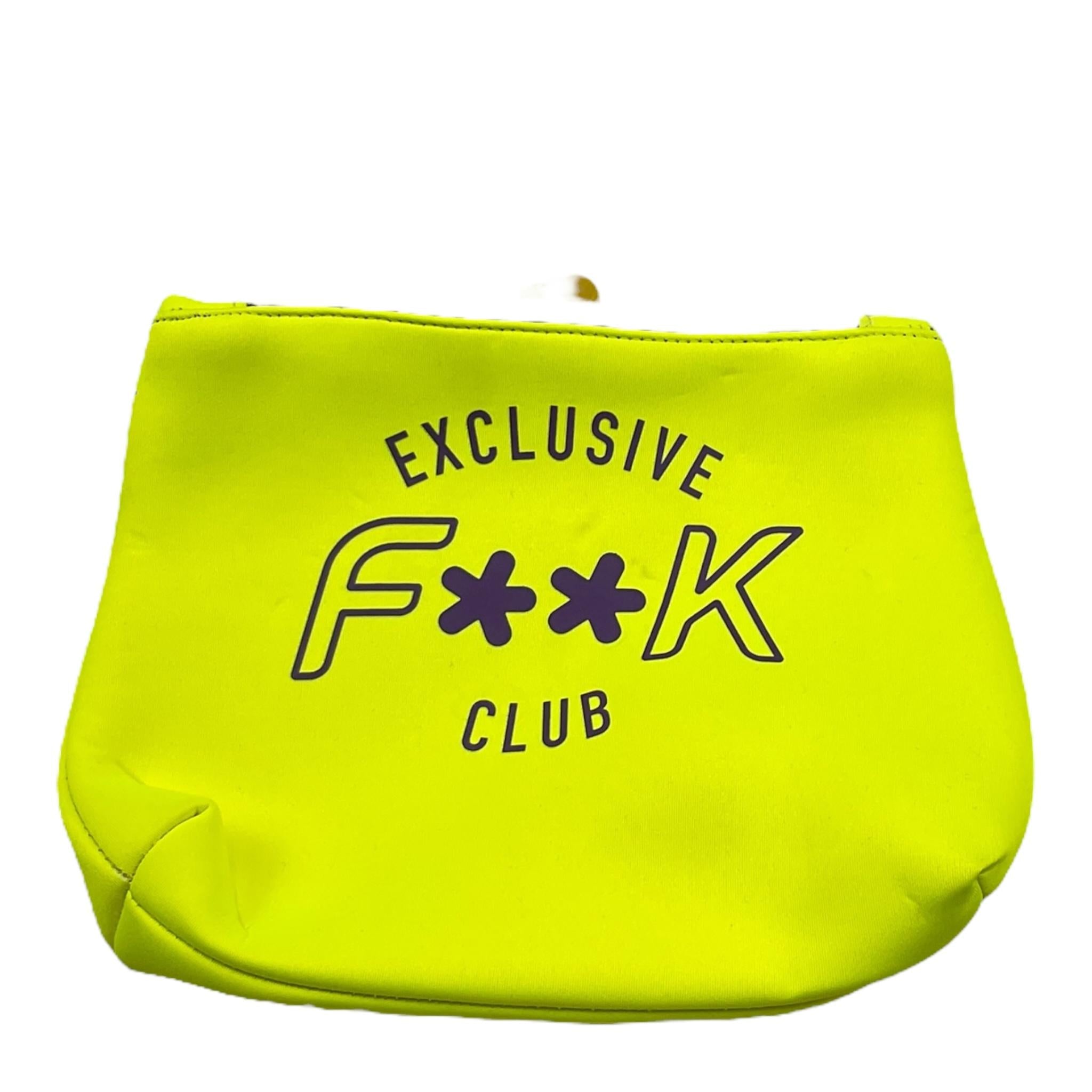 F**K Pochetta Tinta Unita con Logo per Bambina FA25M01AU80PK GIALLO FLUO F**K 