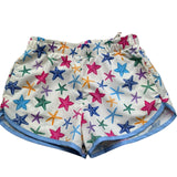 Saint Barth Short Tinta Unita con Stampa Stelle Marine per Bambina FRANCIE PANNA SAINT BARTH 