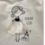 Y-CLU shirt girocollo tinta unita con stampa Bianco per Neonata YN20721 BIANCO Y-CLU 