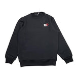 ZU+ELEMENTS felpa girocollo tinta unita con stampa Nero per Bambino ZU1712 NERO ZU+ELEMENTS 