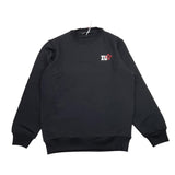 ZU+ELEMENTS felpa girocollo tinta unita con stampa Nero per Bambino ZU1712 NERO ZU+ELEMENTS 