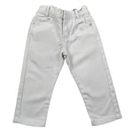 Trussardi Pantalone Tinta Unita con Elastico In Vita per Neonato TIP25060PAX BIANCO TRUSSARDI 