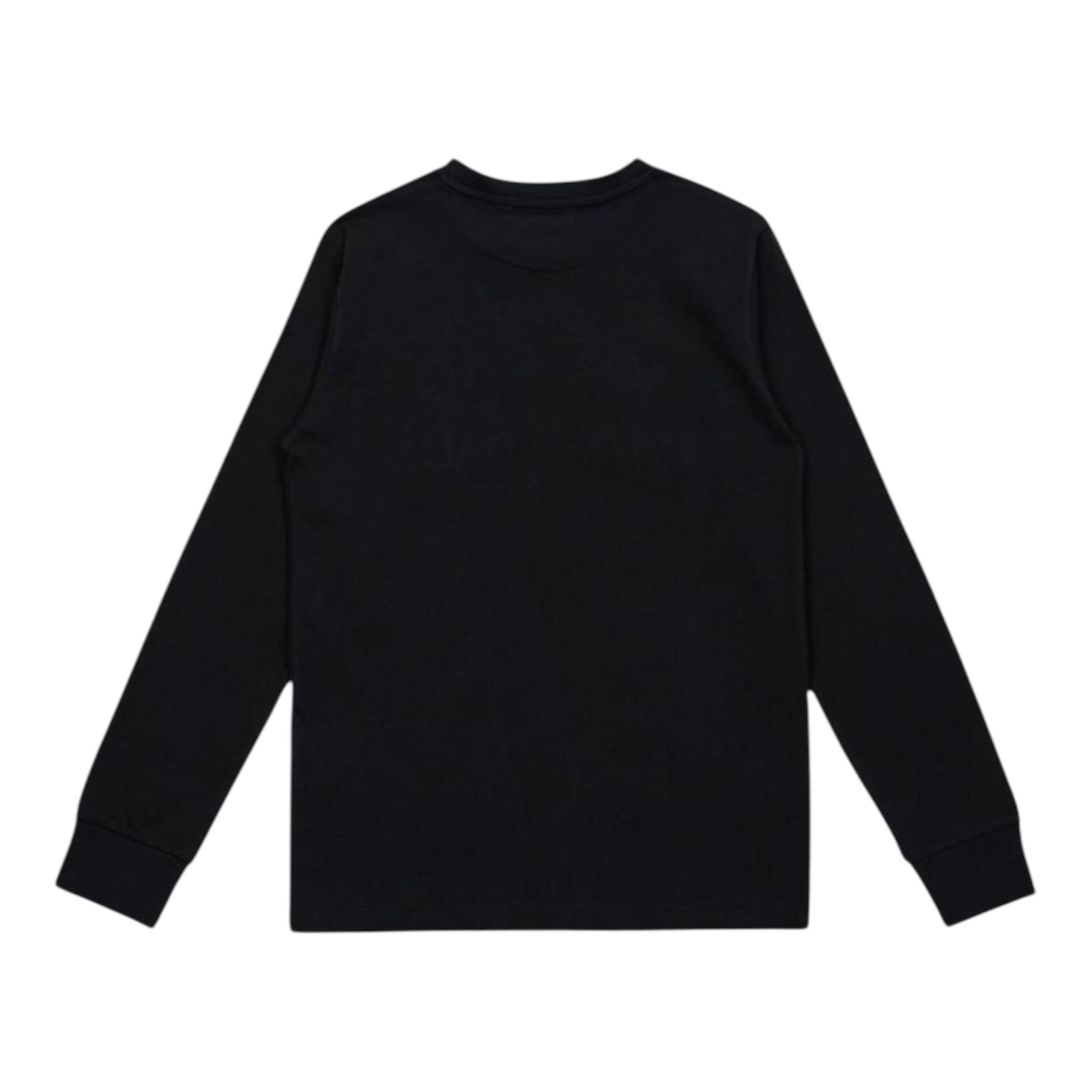 ICEBERG shirt tinta unita con stampa in contrasto Nero per Bambino TSICE5329J NERO ICEBERG 
