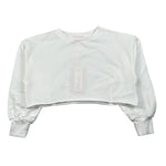 Imperial Felpa Chiusa Modello Crop Tinta Unita per Bambina LB39042G75 BIANCO IMPERIAL 