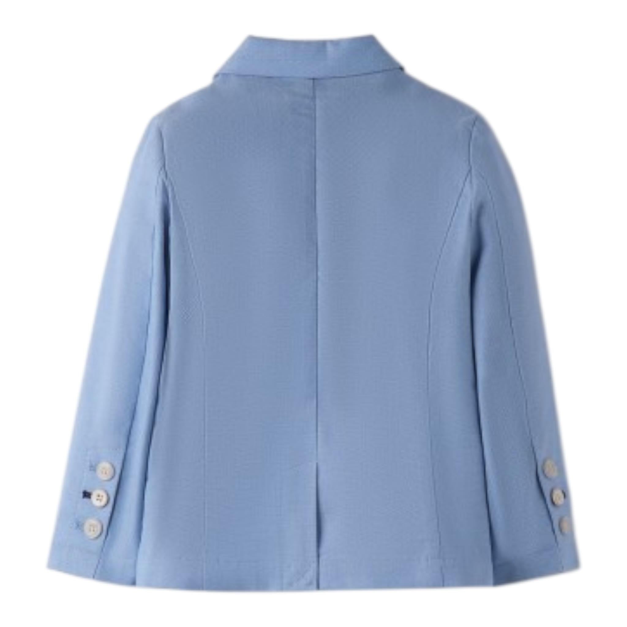 Sarabanda Giacca Tinta Unita con Bottoni per Bambino 08016 AZZURRO SARABANDA 