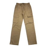 Refrigiwear Pantalone Tinta Unita Con Elastico In Vita Modello Cargo Beige Per Bambino