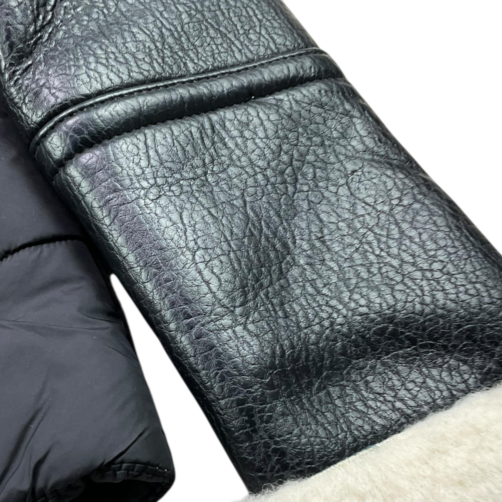 YES LONDON giubbino tinta unita in ecopelle modello e tessuto montone Nero per Bambino GIU1408 NERO YES LONDON 