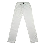 Jeckerson Jeans Tinta Unita con Girovita Regolabile per Bambino J3802 BIANCO JECKERSON 
