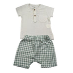 Babyvip Completo 2 Pezzi Camicia-Bermuda per Neonato T7741 BEIGE BABYVIP 