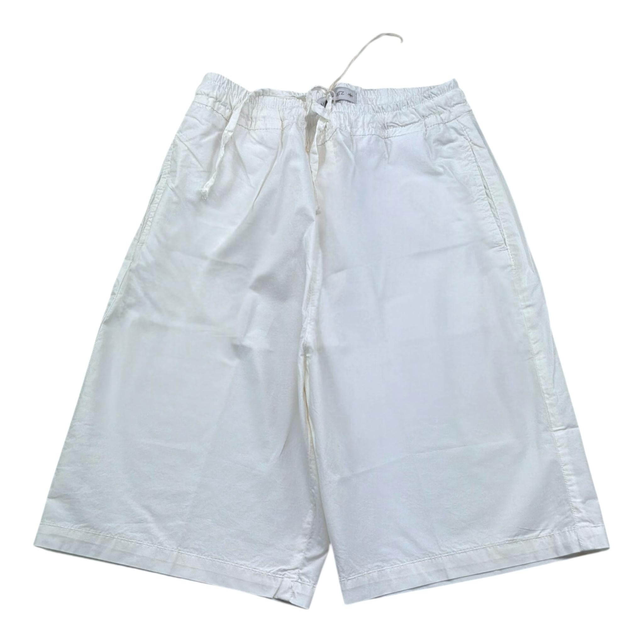 Manuel Ritz Bermuda Tinta Unita con Elastico In Vita per Bambino MR3011 BIANCO MANUEL RITZ 