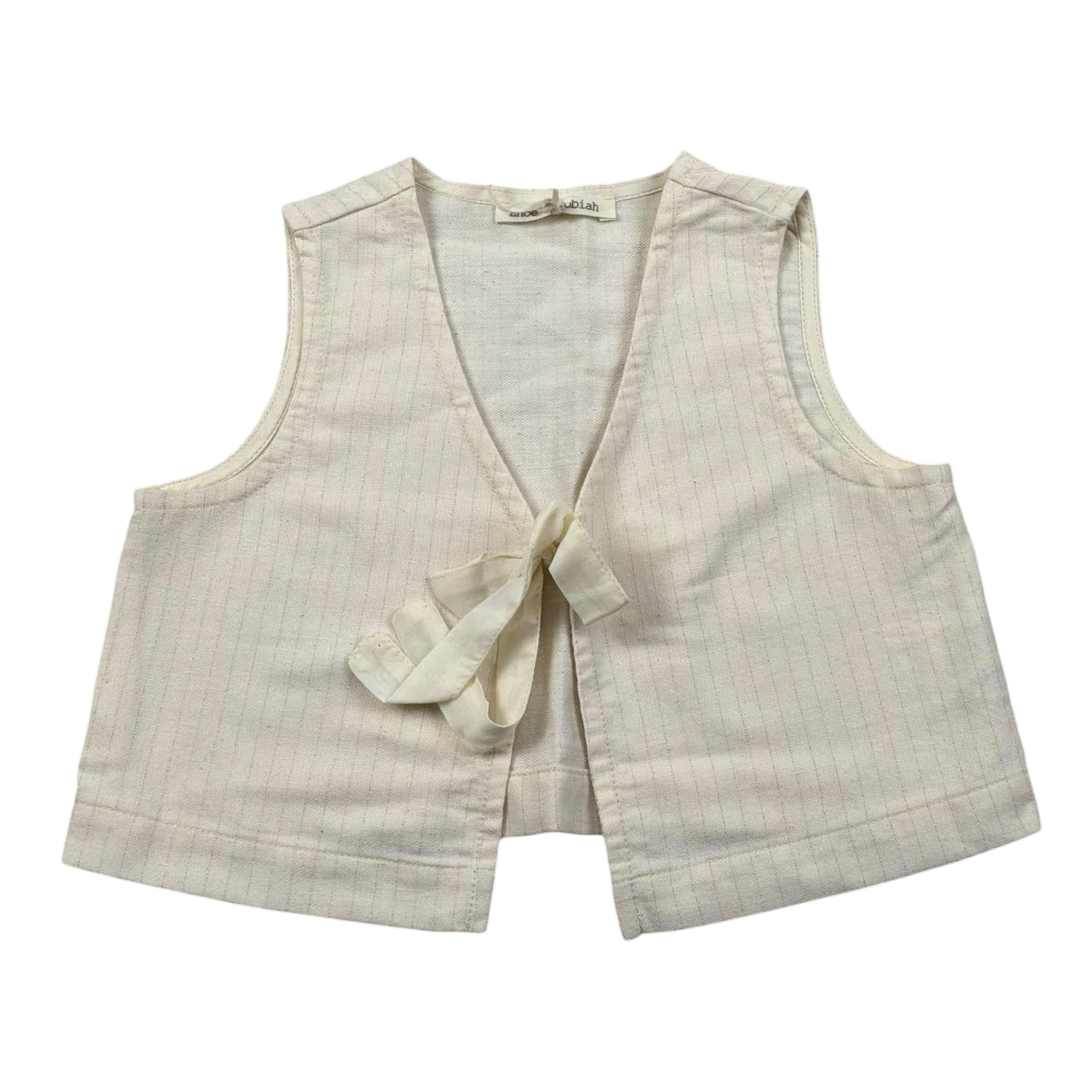 Zhoe & Tobiah Gilet Tinta Unita per Bambina LYT4FJ PANNA ZHOE & TOBIAH 