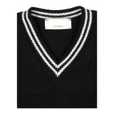 ELISABETTA FRANCHI gilet in maglia scollo a v tinta unita Nero per Bambina EFMA153X NERO ELISABETTA FRANCHI 