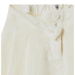 Il Gufo Gonna Tinta Unita con Girovita Regolabile per Bambina P25GN230J0044 PANNA IL GUFO 