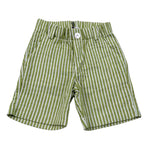 J.O. Milano Bermuda Fantasia A Righe con Elastico In Vita per Neonato 574M1 VERDE J.O. MILANO 