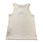 Moschino Canotta Tinta Unita A Costine per Bambina HDM06MX BIANCO MOSCHINO 