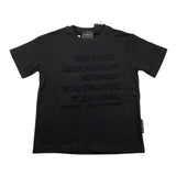 JOHN RICHMOND t-shirt girocollo tinta unita con stampa  Nero per Bambino RBA25024TS NERO JOHN RICHMOND 
