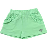 Liu Jo Short Tinta Unita con Logo per Bambina KA5083X VERDE LIU JO 
