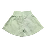 Icon Short In Felpa Tinta Unita con Logo per Bambina IGSH00600 VERDE ACQUA ICON 