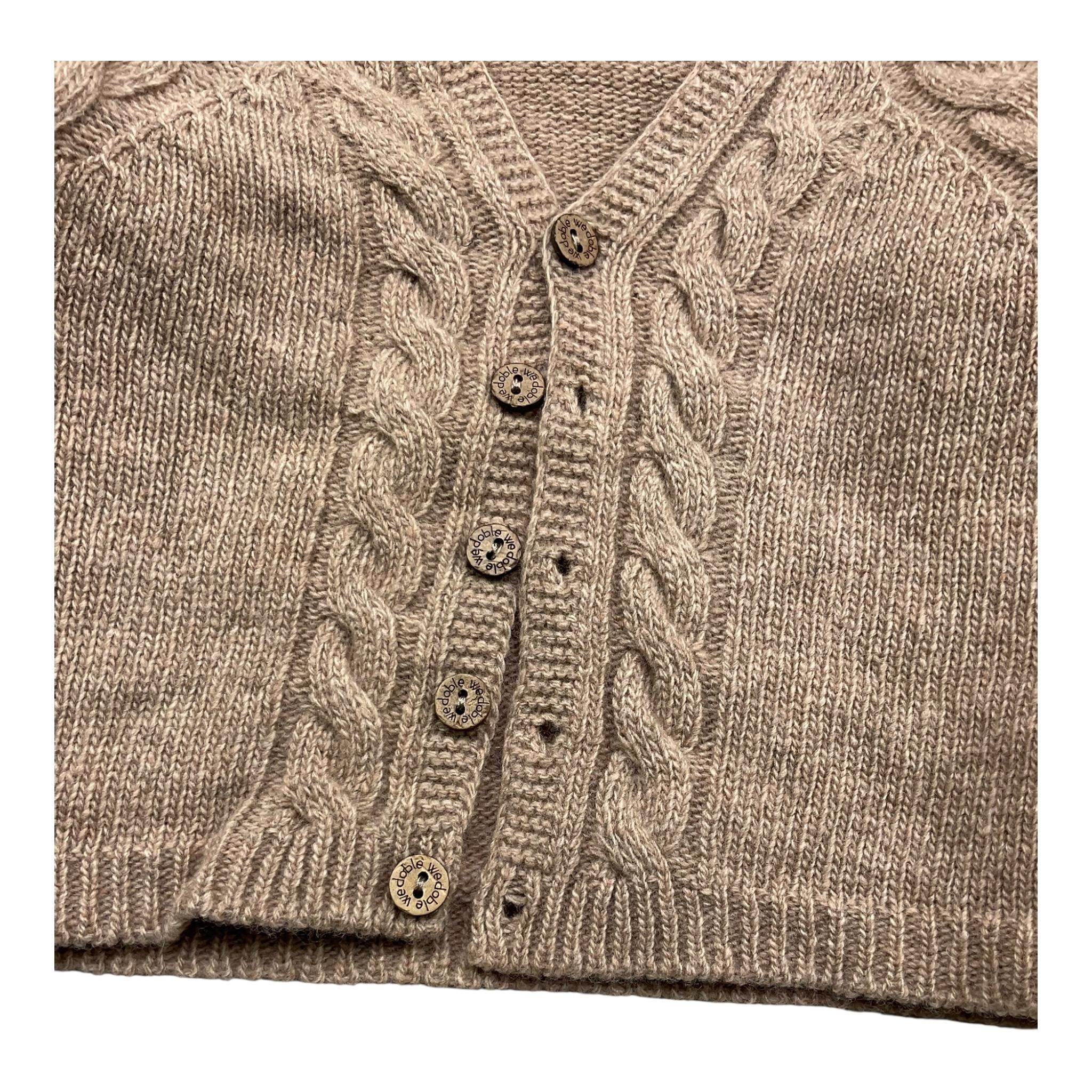 WEDOBLE cardigan tinta unita Fango per Neonato I2404308E FANGO WEDOBLE 