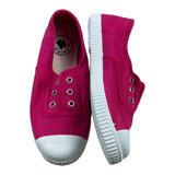 Chipie Sneakers Einfarbig mit kontrastierender Fuchsia-Sohle für Baby Mädchen