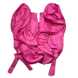 Pinko Top Tinta Unita Con Rouches Rosa Per Bambina