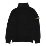 STONE ISLAND maglia collo alto tinta unita con logo Blu per Neonato 8116504A2N BLU STONE ISLAND 