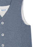 Mayoral Gilet tinta unita Blu per Bambino 1303JX BLU MAYORAL 