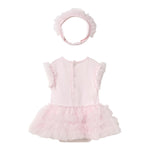 Mayoral Body Mezza Manica Tinta Unita con Fascia Capelli per Neonata 1756 ROSA MAYORAL 