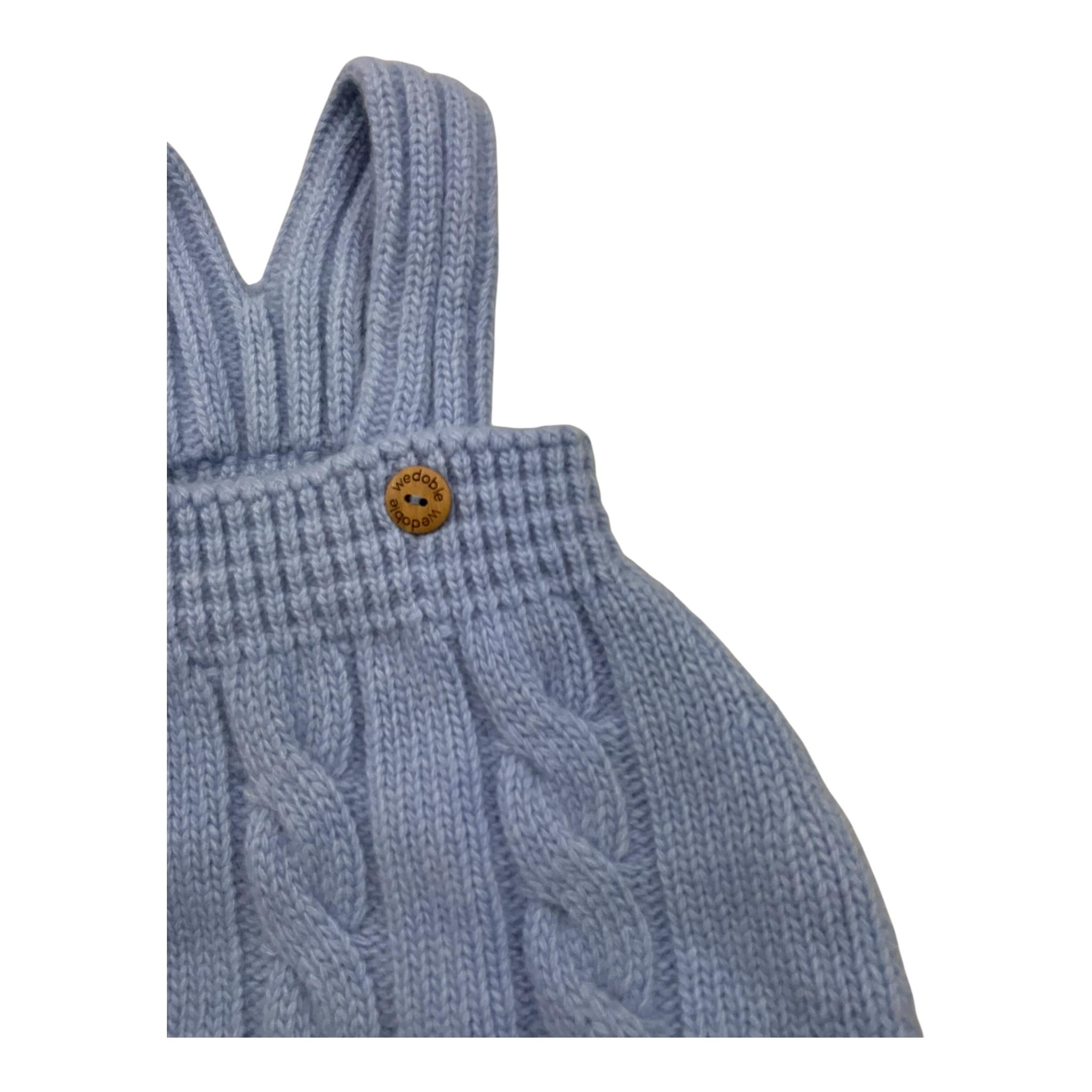 WEDOBLE pagliaccetto tinta unita con bretelle Azzurro per Neonato I2404305B09 AZZURRO WEDOBLE 