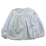 Dondup Camicia Manica Lunga Tinta Unita Bianco Per Bambina