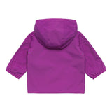 K-Way Giubbino Tinta Unita con Zip E Cappuccio per Neonata K4136IWX VIOLA K-WAY 