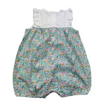 Mayoral Set 2 Pagliaccetti Bicolore per Neonata 1749 BIANCO/VERDE MAYORAL 