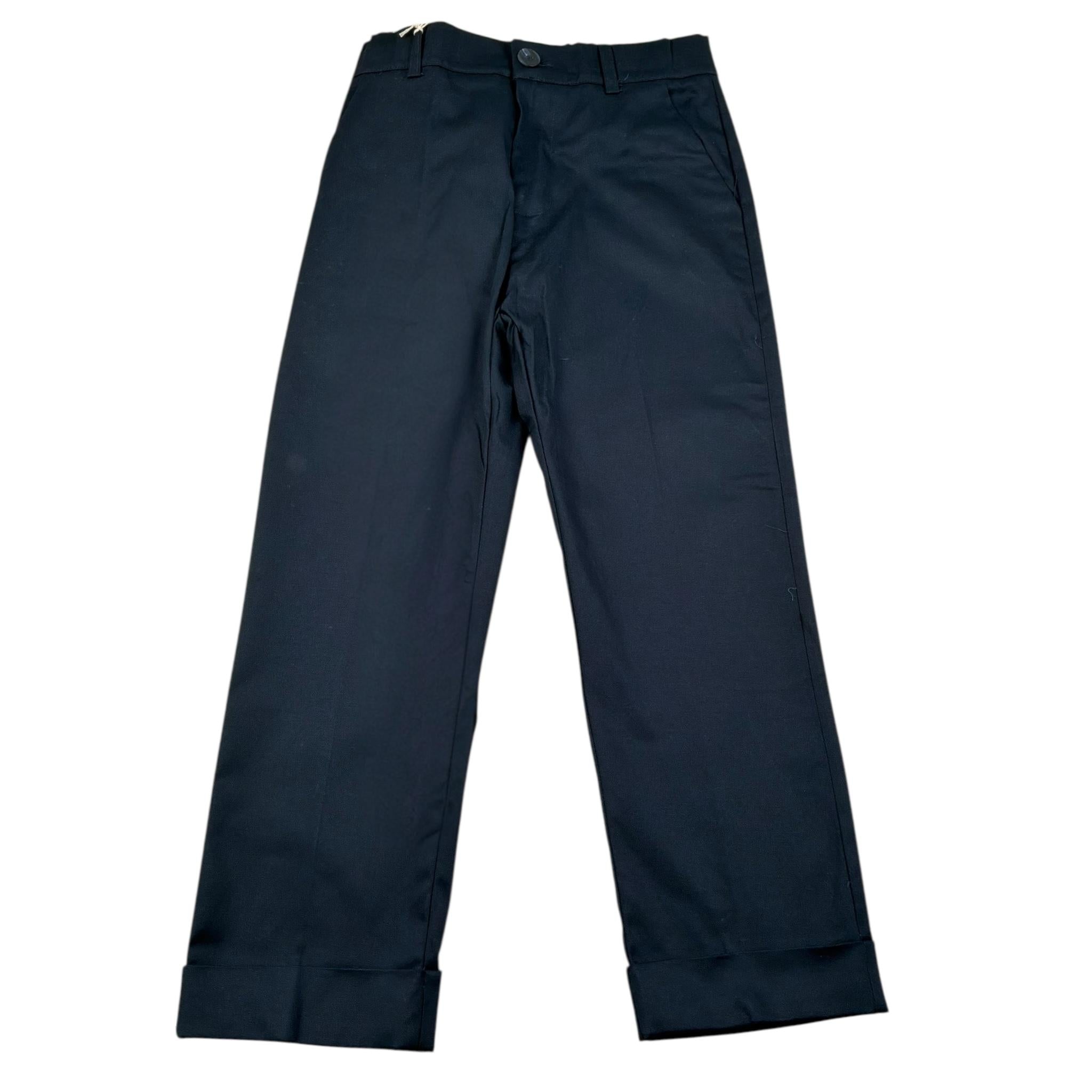 Manuel Ritz Pantalone Tinta Unita con Girovita Regolabile per Bambino MR2860X BLU MANUEL RITZ 