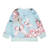 Guess Felpa Chiusa Girocollo Tinta Unita con Stampe per Bambina K5RQ01KA6R4J AZZURRO GUESS 