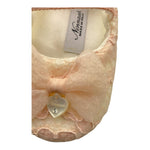 Ninnaoh Ballerine Tinta Unita con Ricami per Neonata I1821 ROSA NINNAOH 