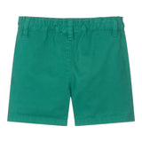 Carre'Ment Beau Bermuda Einfarbig mit elastischer Taille Grün für Neugeborene