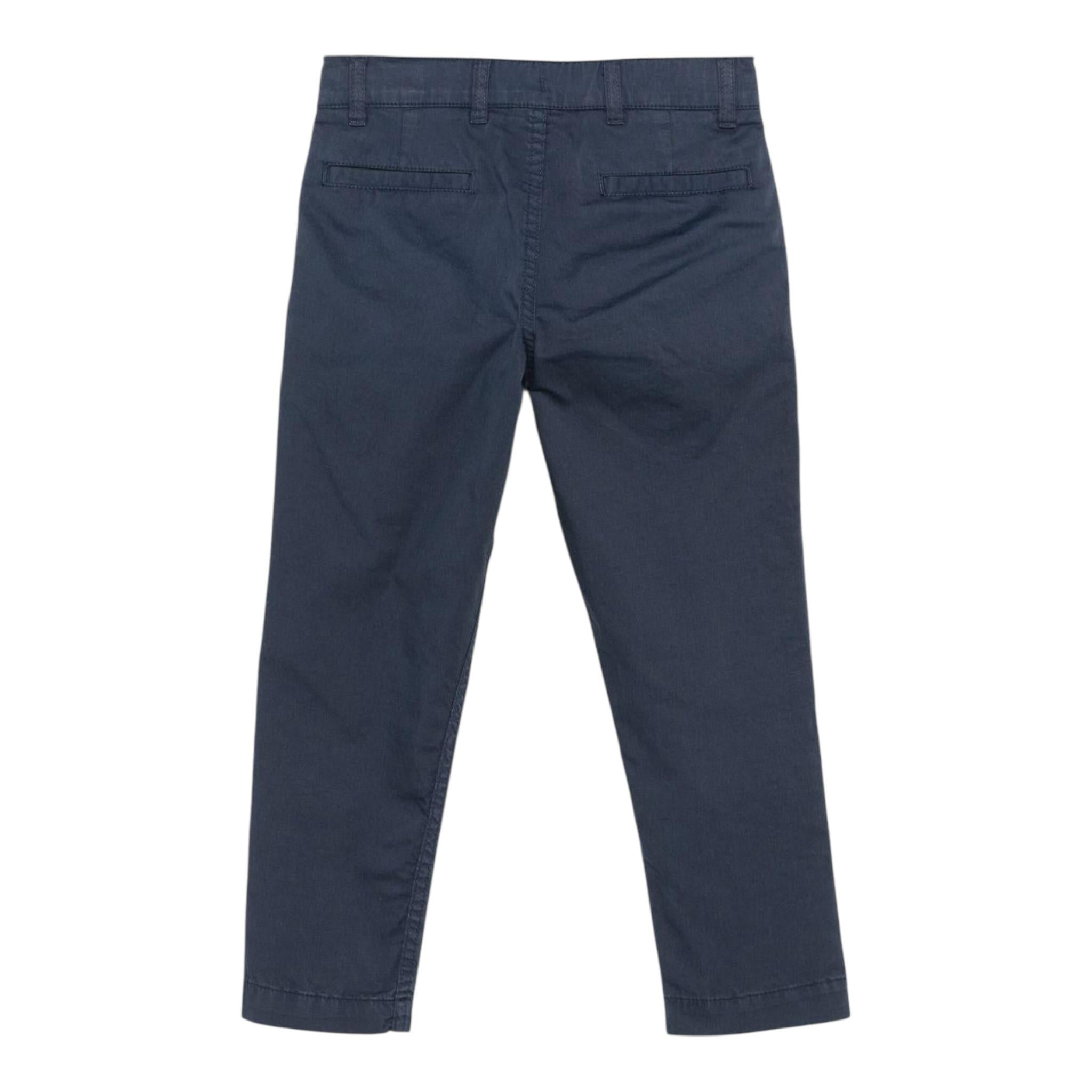 Fay Pantalone Tinta Unita con Bottone per Neonato FW6Q31N BLU FAY 