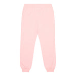 MOSCHINO pantalone tuta tinta unita con stampa logo Rosa per Neonata MUP058A ROSA MOSCHINO 