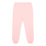 MOSCHINO pantalone tuta tinta unita con stampa logo Rosa per Neonata MUP058A ROSA MOSCHINO 