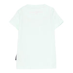 John Richmond T-Shirt Girocollo Tinta Unita con Stampa per Neonata RIP25002TSXXXX VERDE ACQUA JOHN RICHMOND 