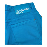 Dsquared2 Bermuda Solid Color 5 Taschen Türkis für Jungen