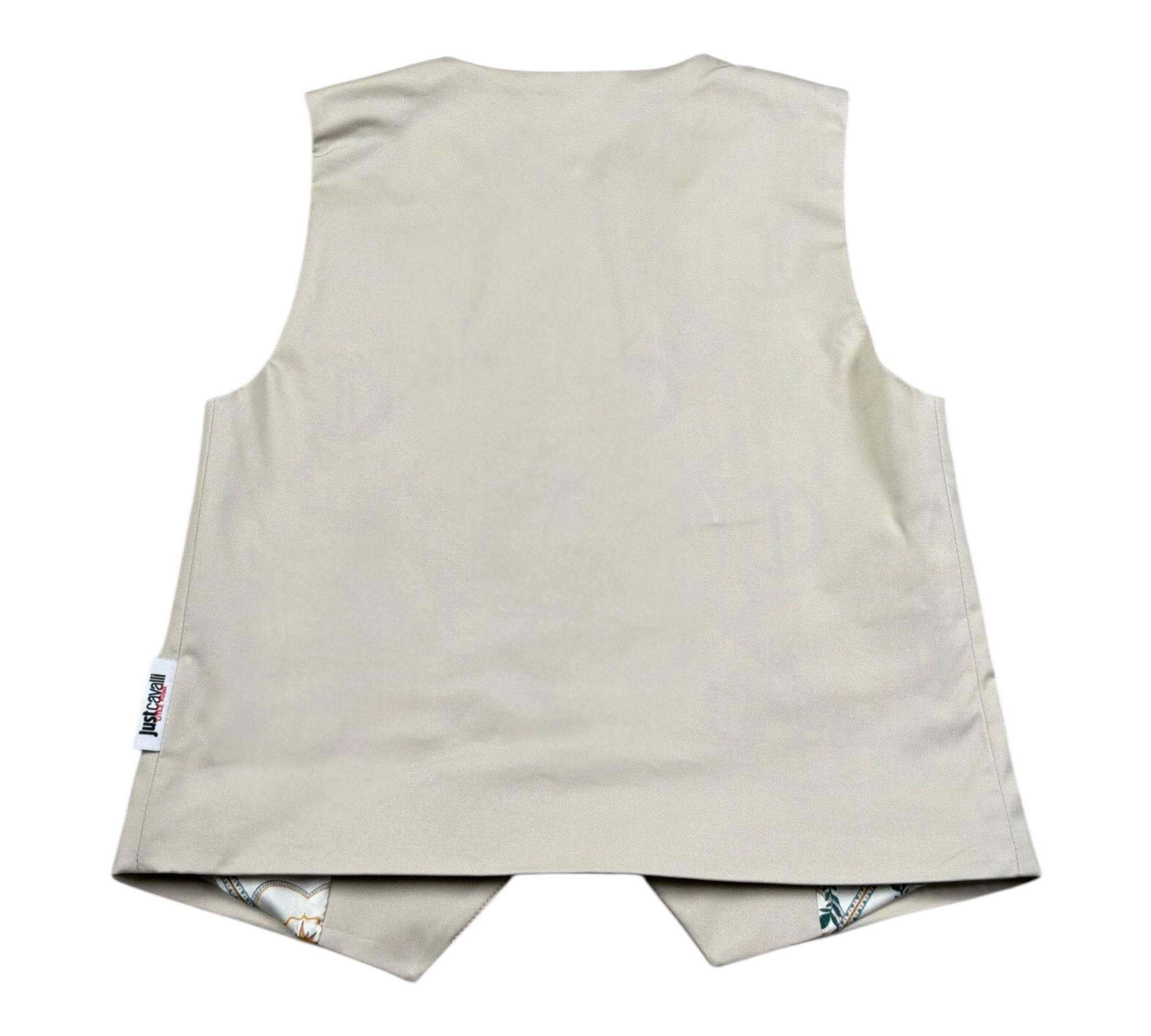 Just Cavalli Gilet Tinta Unita per Bambino JBP2613GT BEIGE JUST CAVALLI 