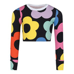 STELLA McCARTNEY shirt girocollo tinta unita con stampa Nero per Bambina TV8C10 NERO STELLA McCARTNEY 