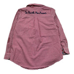Saint Barth Camicia Manica Lunga Fantasia Quadretti per Bambina COTTON ROSSO SAINT BARTH 