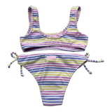 Saint Barth Costume 2 Pezzi Fascia-Slip  per Bambina 00944L BIANCO SAINT BARTH 